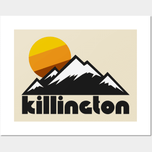 Retro Killlington ))(( Tourist Souvenir Travel Vermont Design Posters and Art